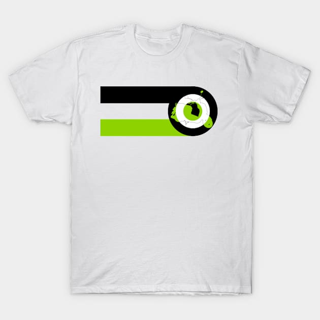 Retro Mod Scooter and Target T-Shirt by markmurphycreative